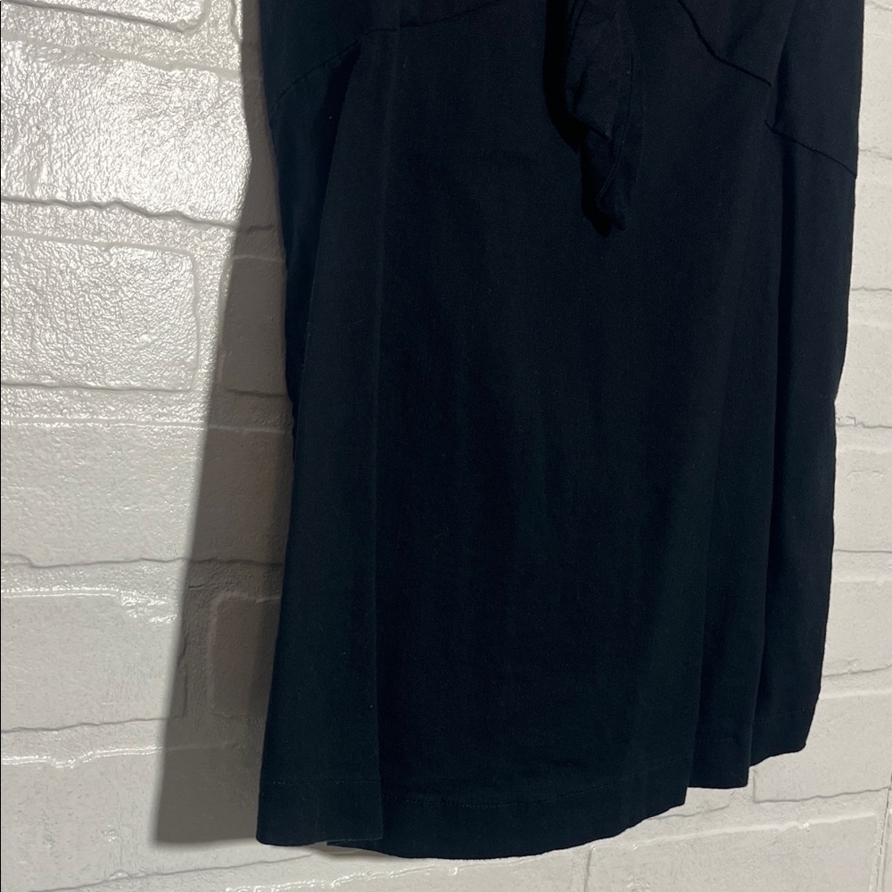 Old Navy Womens Black Spaghetti Strap Tank Top Casual Bow Cotton Blend Medium - Picture 3 of 7